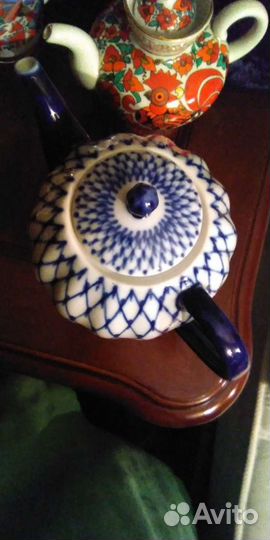 Блюдца/Гжель.Посуда.лфз