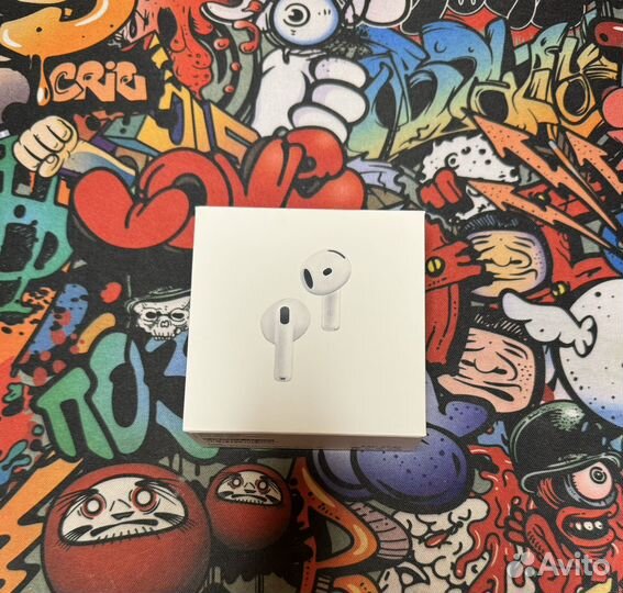 Наушники apple airpods 4 с шумоподавлением