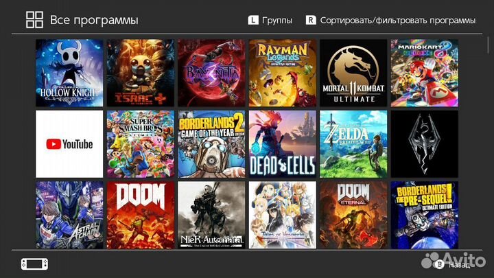 Nintendo switch oled 270+ игр (64 + 256 gb)