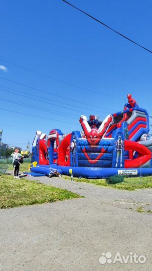 Надувной батут Спайдер Мэн