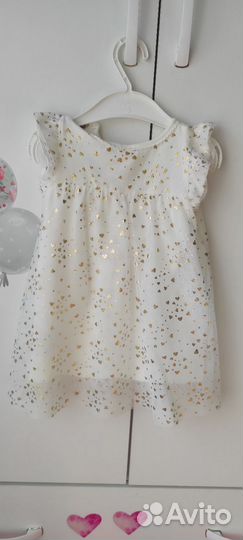 Платье для девочки размер 74