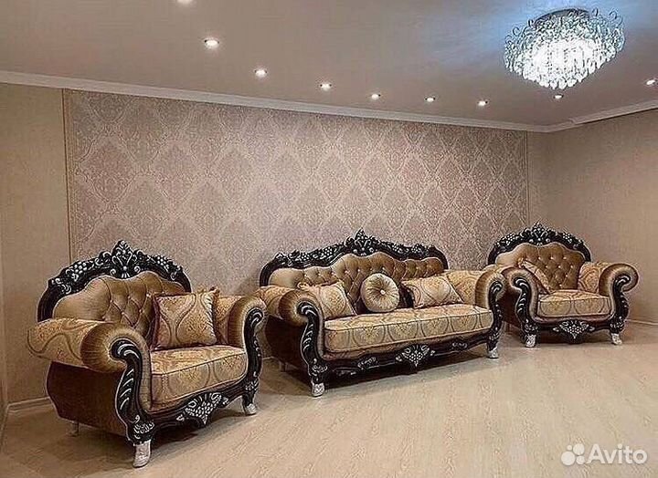 Диван с Креслами Винтаж