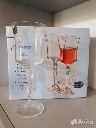 Бокалы Bohemia Crystal 