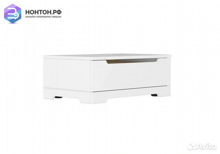 Тумба Палермо-3 белый глянец
