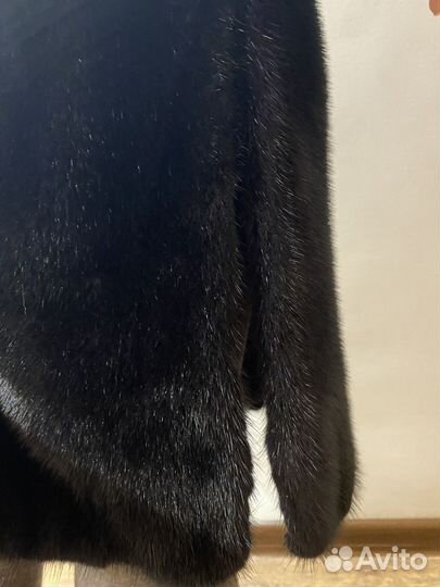 Шуба норковая черный бриллиант