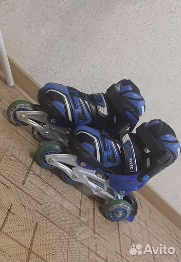 Роликовые коньки детские раздвижные
