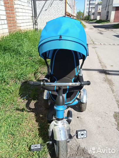 Велосипед с родительской ручкой