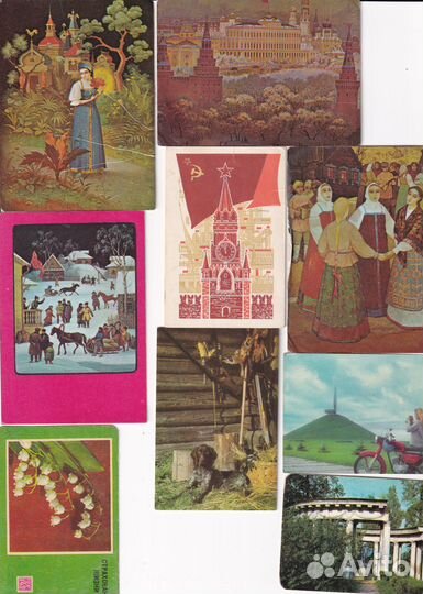 Карманные календарики 1976 -1981 годов