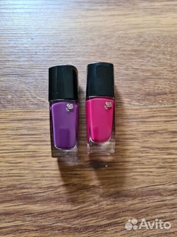 Лаки Lancome - малиновый и фиолетовый