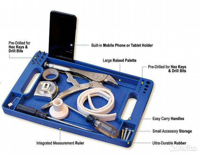 Портативный инструментальный лоток с флексом