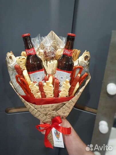 Мужские букеты съедобные