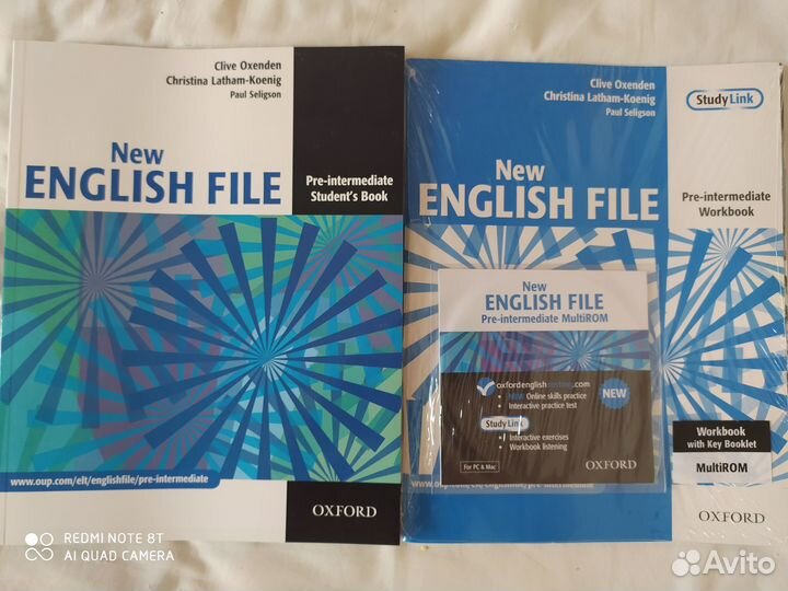 Новые учебник и тетрадь New English File