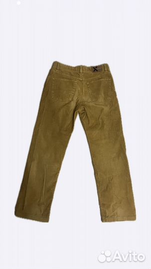 Вельветовые штаны женские охра