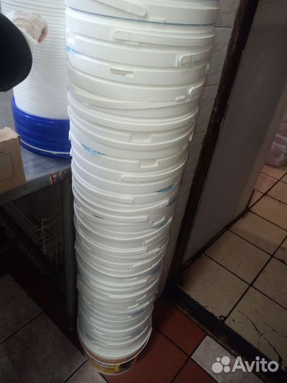 Ведро пластиковое пищевое