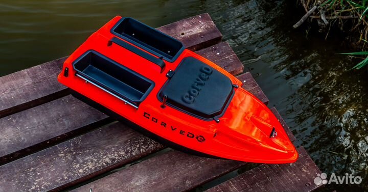 Прикормочный кораблик с GPS и мощным АКБ