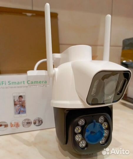 Камера видеонаблюдения wifi 8мп