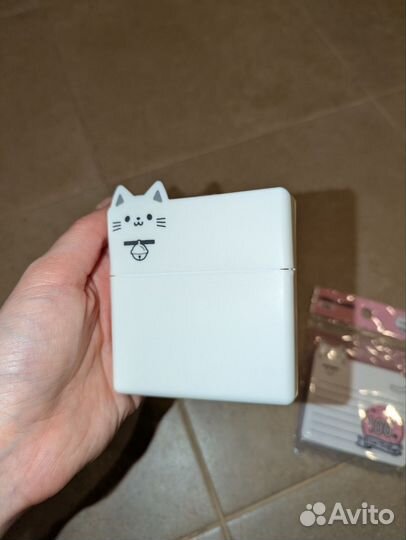 Блокнотик с котиком в комплекте с кейсом