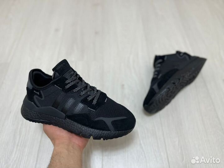 Кроссовки Adidas Nite Jogger Black (41-45)