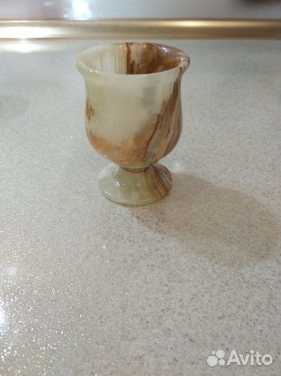 Рюмки из натурального камня оникса