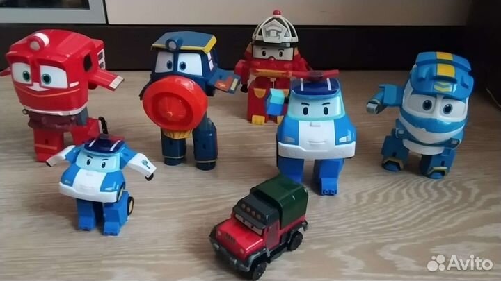 Робокар Поли Роботы Поезда оригинал