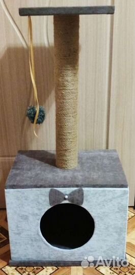 Когтеточки и домики для кошек