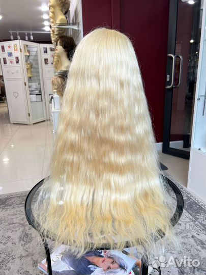 Система из натуральных волос блонд