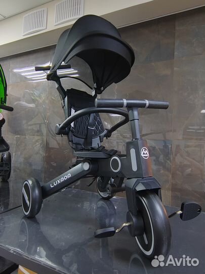 Детский трехколесный велосипед складной