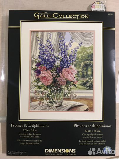 Набор для вышивания Dimensions 35257 Пионы