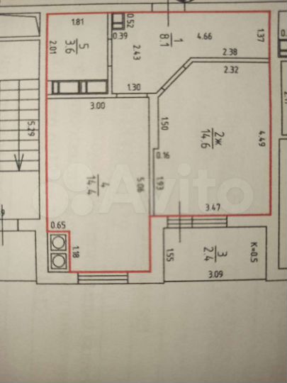 1-к. квартира, 43,1 м², 11/16 эт.