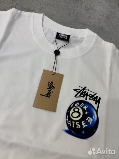 Футболка stussy синий шар