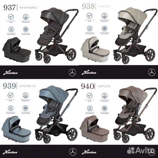 Коляска 2в1 Hartan Mercedes