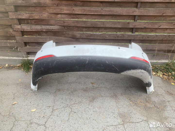 Бампер задний kia cerato 3, до рестайлинг