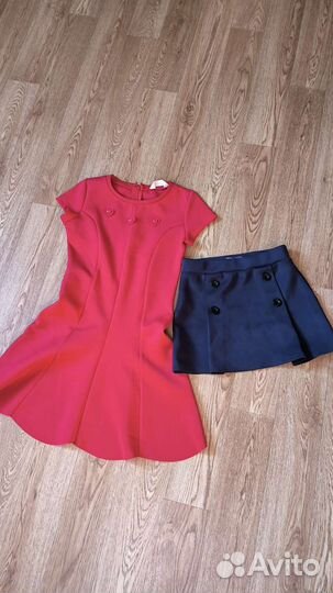 Платье и юбка р.140-152