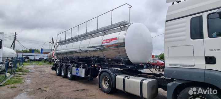 Полуприцеп пищевая цистерна BERGHEL 27300Л 3-осная, 2023