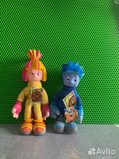 Мягкая игрушка Фиксики 27 см, со светом, муз. чип