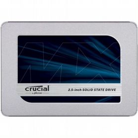 Crucial MX500, 2000GB, 2.5" 7mm, SATA3, 3D TLC, R/W 560/510MB/s, IOPs 95 000/90 000, dram buffer 204