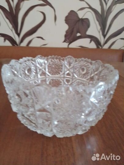 Набор хруст. салатниц,конфетниц,цена за всё