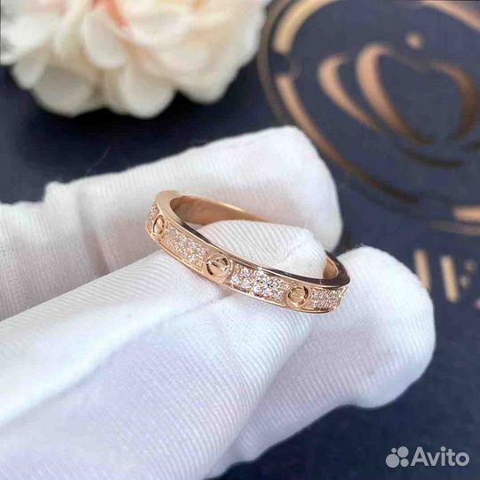 Кольцо Cartier Love, small модель 0,28ct