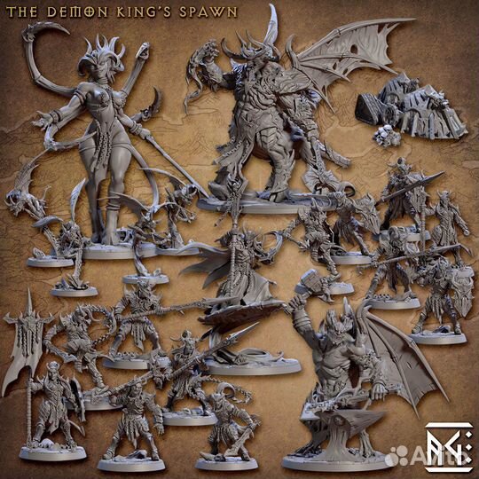 Дьяволы, тифлинги для DnD от студии Artisun Guild