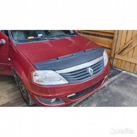 Дефлектор капота Renault Logan 1