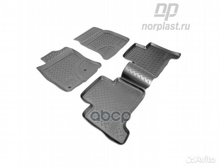 Коврики в салон полиуретан norplast toyota Land