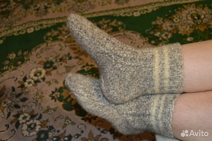 Носки из овечьей шерсти