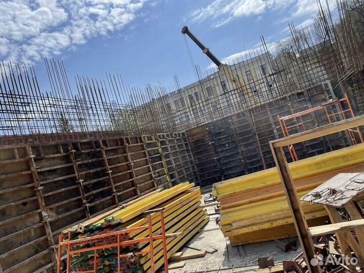 Аренда опалубки стен и перекрытые