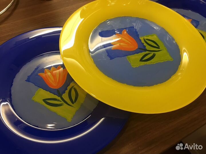 Тарелка большая стекло