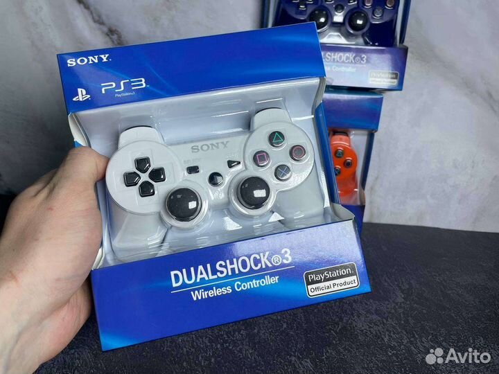 Геймпад джойстик ps3 пс3 белый