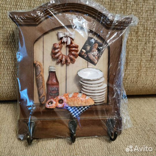 Вешалка для кухонных полотенец деревянная