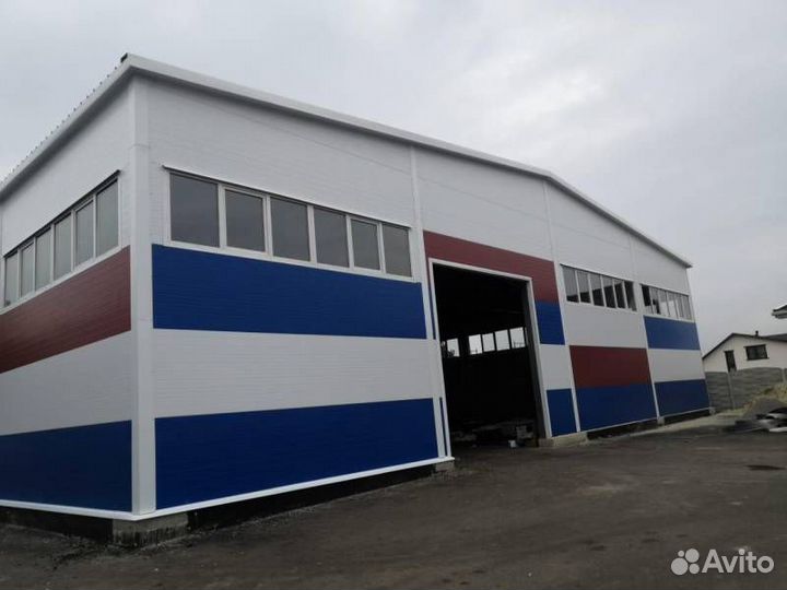 Ангары из проф листа