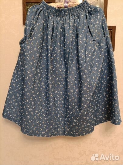 Юбка летняя миди 42