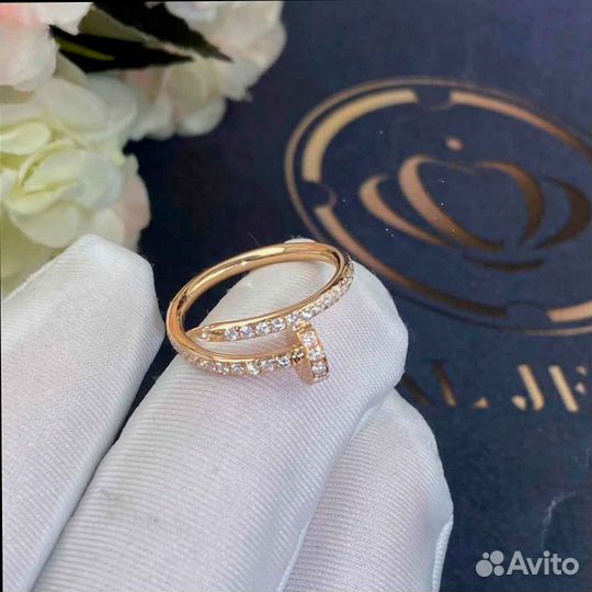 Кольцо Cartier Juste un Clou, розовое золото 0,4ct