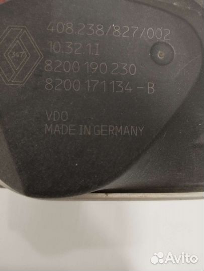 Дроссельная заслонка renault